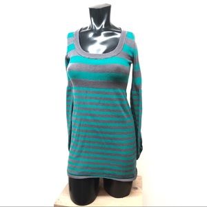 Takeout Green and Gray Sweater